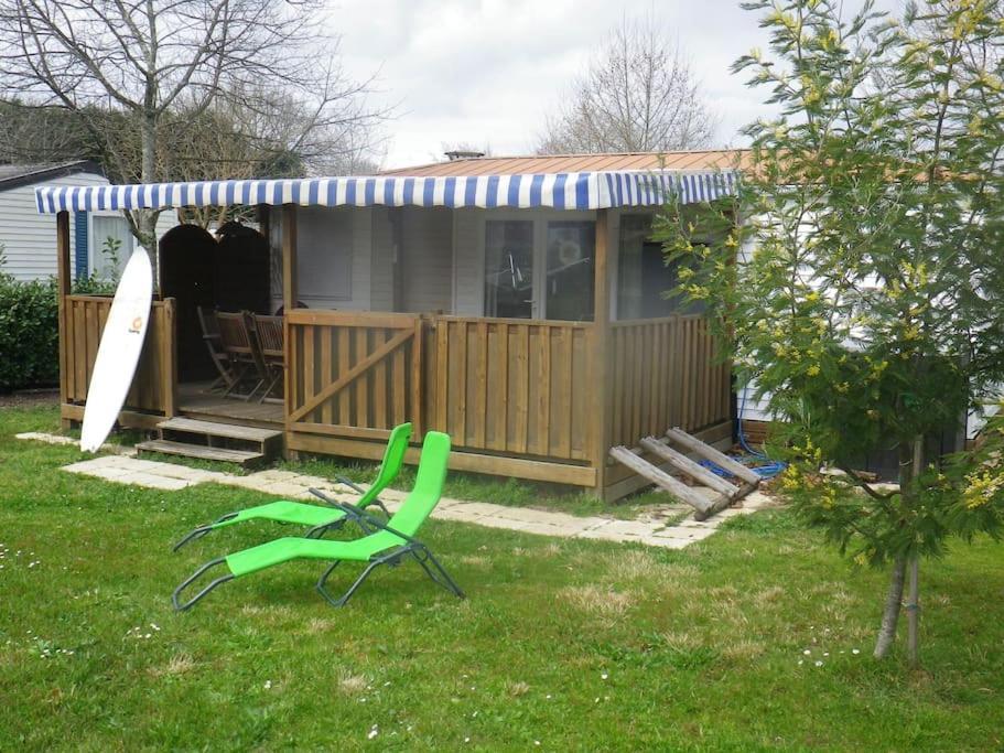Mobil Home Sur La Cote Landaise Сен-Жюльен-ан-Борн Экстерьер фото